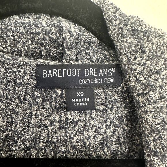 Barefoot Dreams CozyChic Lite Montecito Cardigan in Indigo Stone - Picture 6 of 7